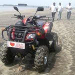atv india beach ride 1